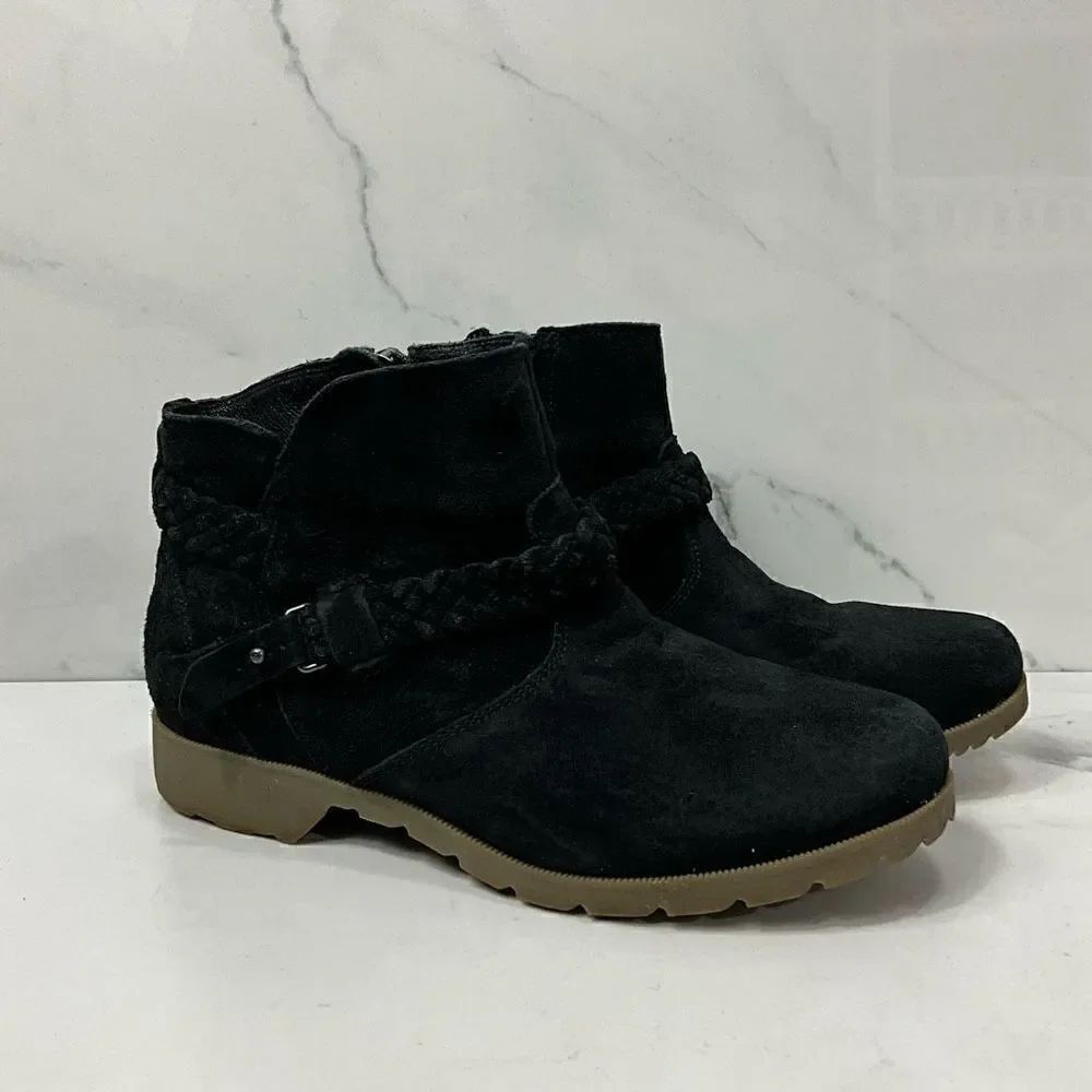 TEVA Delavina Suede Leather Ankle Boots